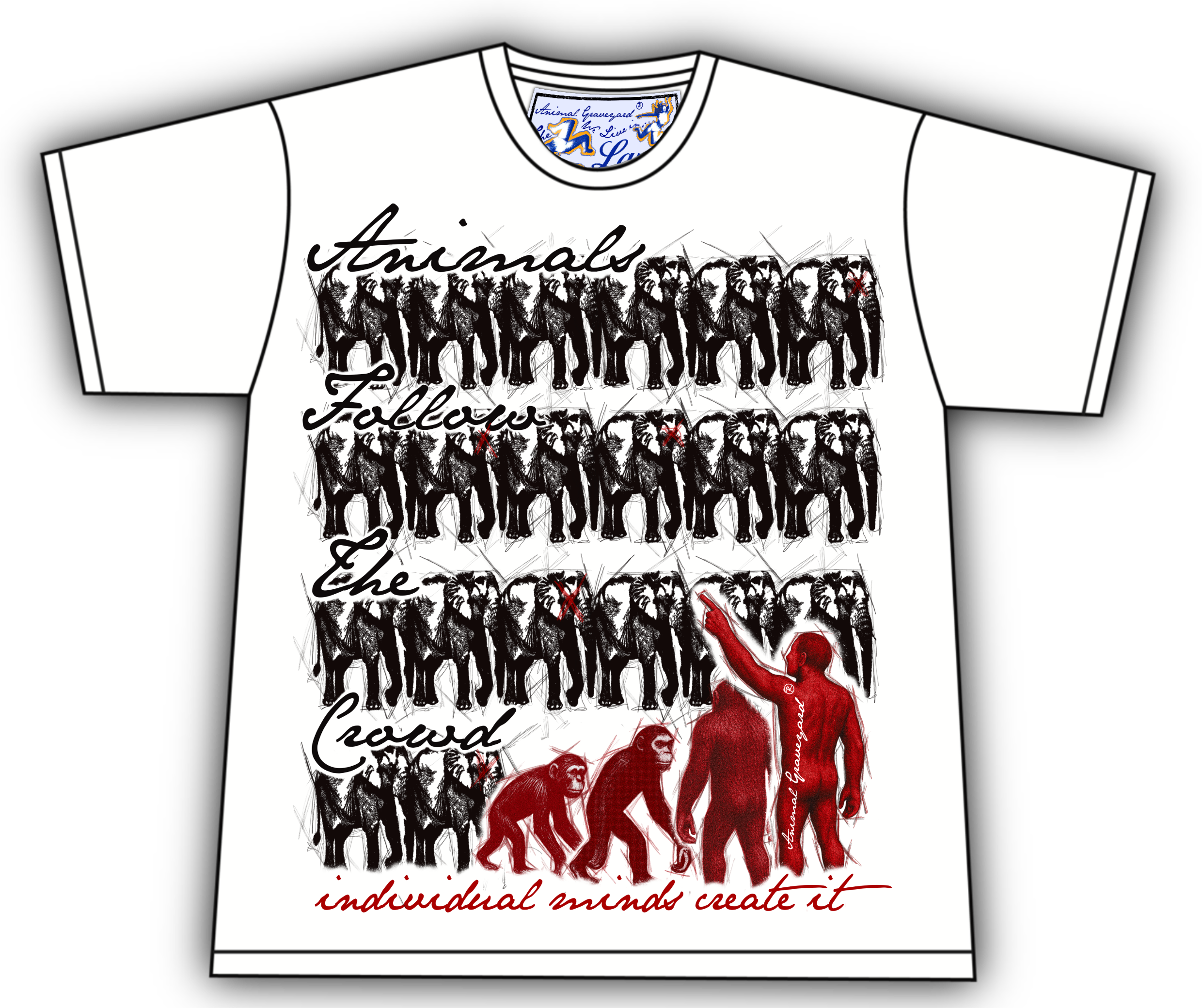 *Follow The Crowd Tee*